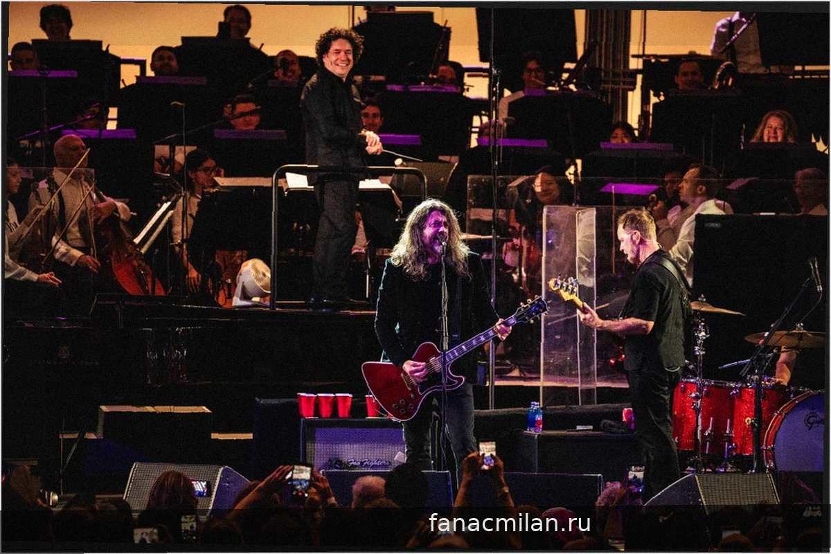 Foo Fighters и Густаво Дудамель зажгли Hollywood Bowl: прощание дирижера с LA Phil